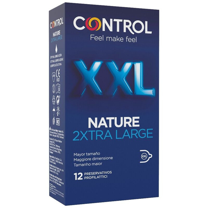 Control - Nature Xxl – Premium Condoms In A Pack Of 12