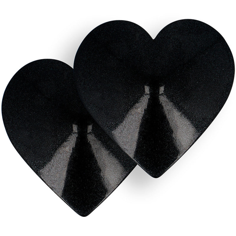 Coquette Chic Desire – Black Heart Nipple Patches