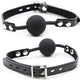 Ohmama Fetish – Silicone Ball Gag With Leather Belt (with Padlock)