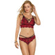 Subblime – Lace Top And Panty Set In Size L/xl