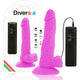 Diversia – Flexible Vibrating Dildo Purple 18 Cm