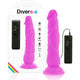 Diversia – Flexible Vibrating Dildo Purple 21 Cm Long