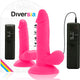 Diversia - Flexible Vibrating Dildo 17 Cm Pink