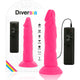 Diversia – Flexible Vibrating Dildo 23 Cm Pink