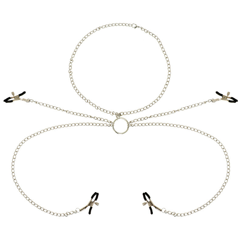Ohmama Fetish – Chain Nipple Clamp Set