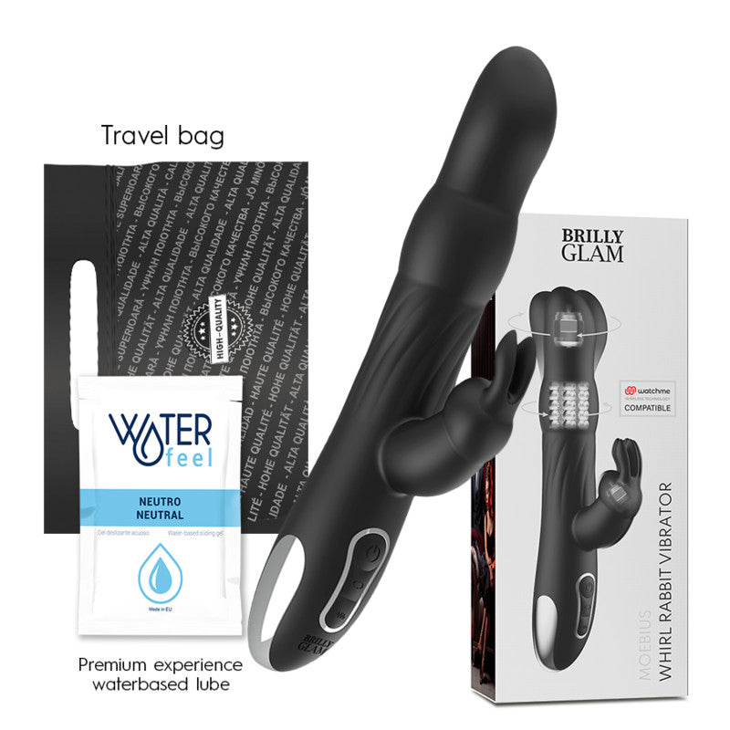Brilly Glam – Moebius Rabbit Vibrator With Rotating Function