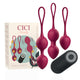 Cici Beauty – Premium Silicone 3 Vibrating Kegel Balls With Remote Control
