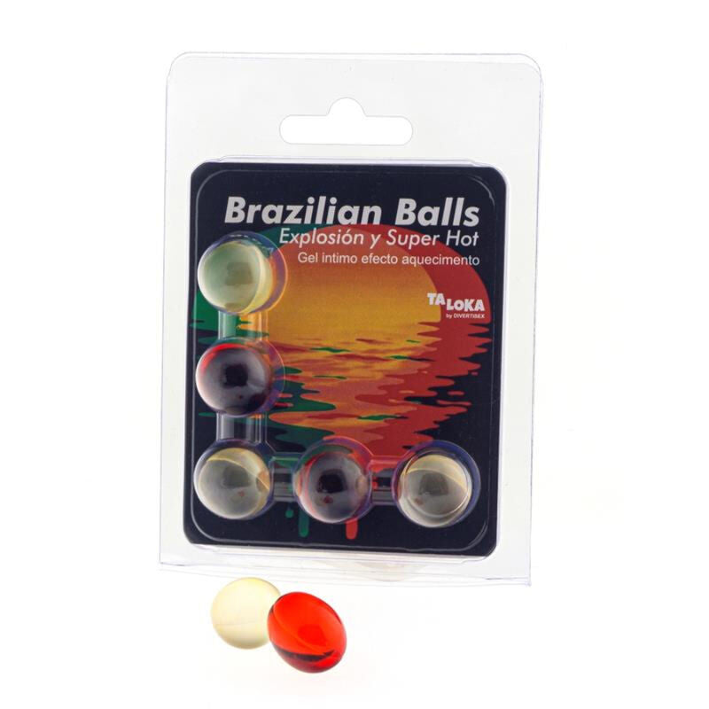 Taloka - 5 Brazilian Ball Exciting Heating Gel