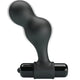 Mr Play - Black Silicone Vibrating Anal Plug