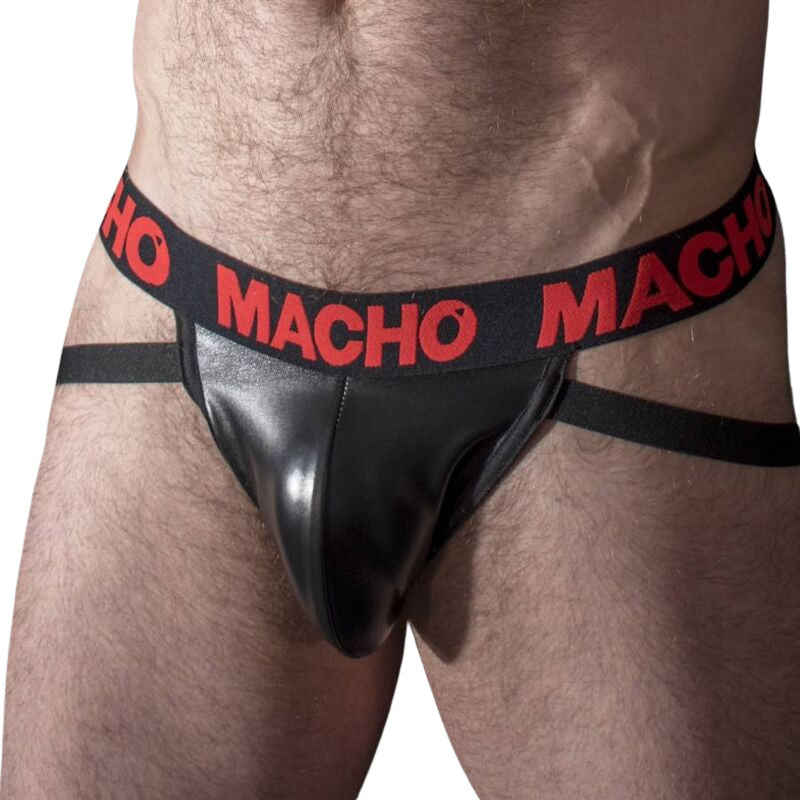 Macho Mx25rc – Stylish Red Leather Jockstrap