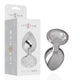Intense - Premium Metal Anal Plug With Silver Crystal Size S