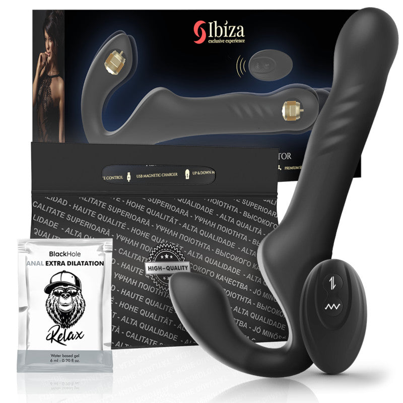 Ibiza - Remote-controlled Strap-on Vibrator With Up-and-down Movement