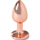 Secretplay – Elegant Rose Gold Small Metal Anal Plug 7 Cm