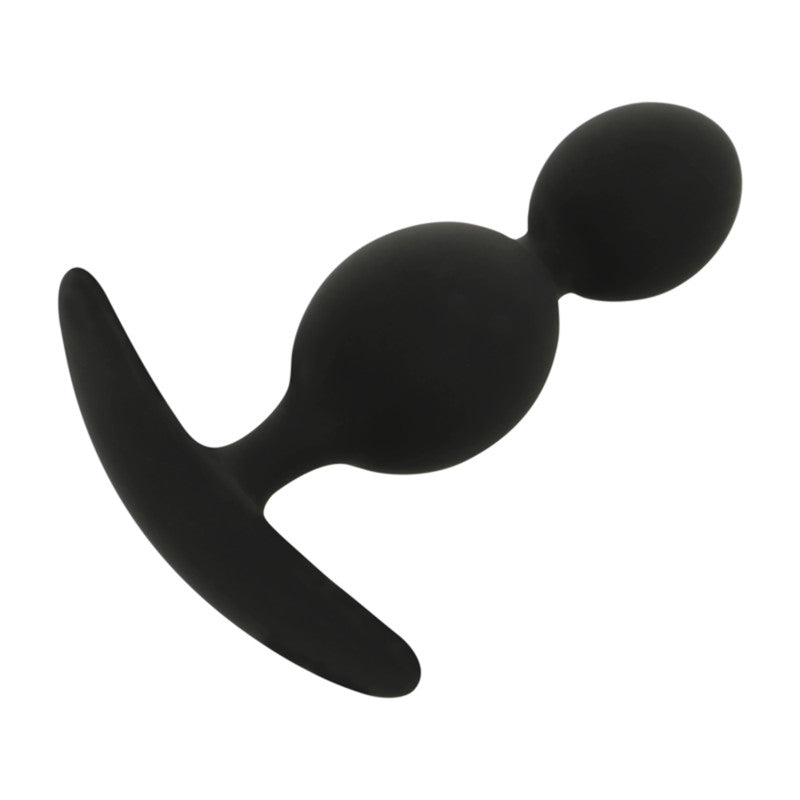Black&silver - Orson Plug – Silicone Anal Wavy Experience 9 Cm