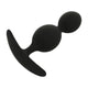 Black&silver - Orson Plug – Silicone Anal Wavy Experience 9 Cm