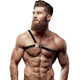 Fetish Submissive – Men's Leather Shoulder Harness In Premium Quality