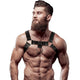 Fetish – Men's Eco-leather Chest Strap For Intimate Experiences