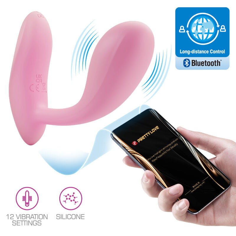 Pretty Love - Baird G-spot Vibrator With 12 Vibration Modes Pink