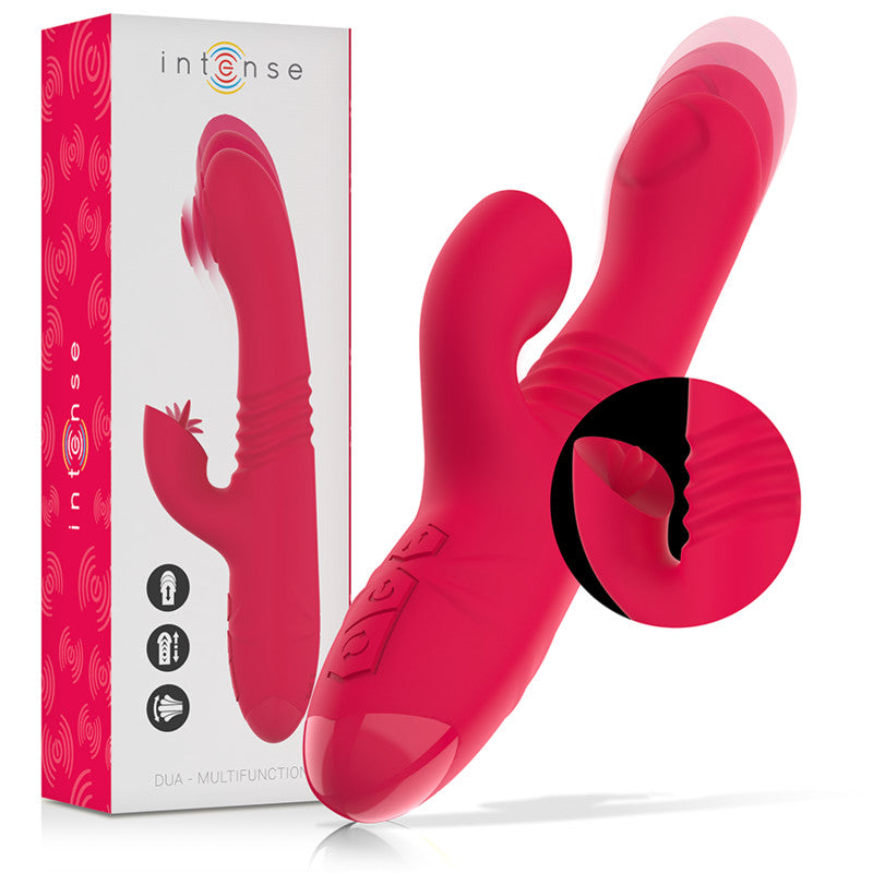 Intense Dua – Multifunctional Rechargeable Vibrator With Red Tongue