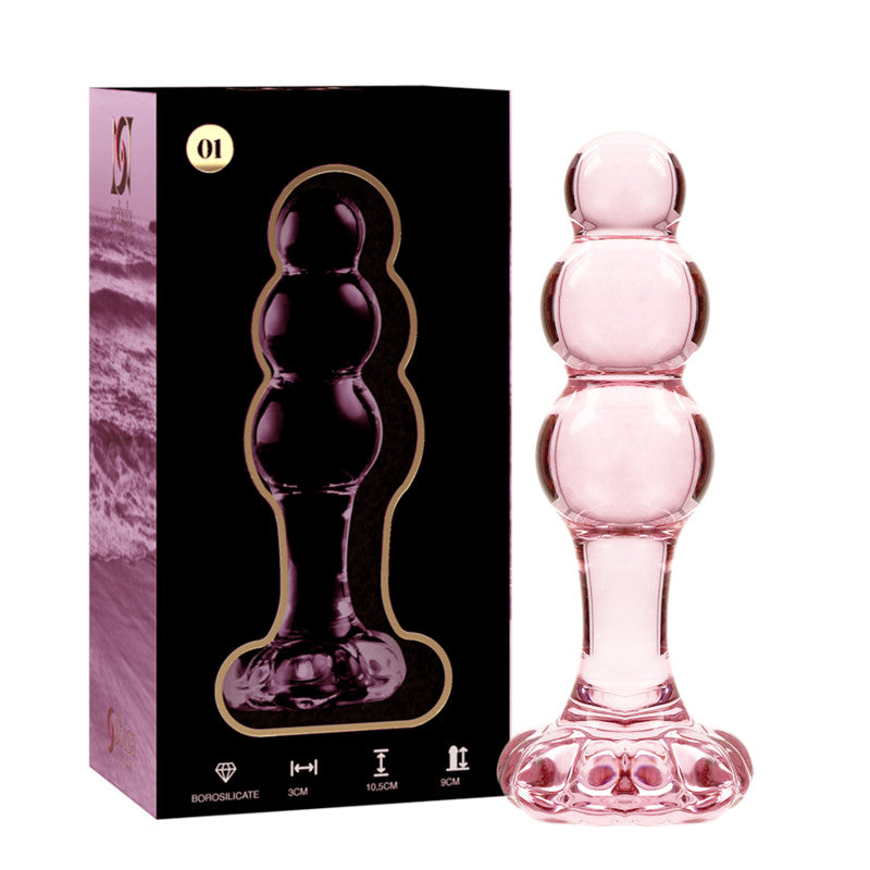 Ibiza Nebula Series – 10.5 Cm Borosilicate Glass Anal Plug