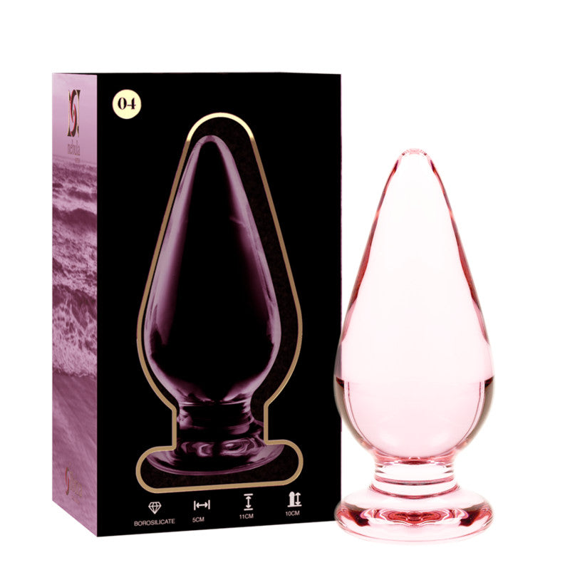 Ibiza Nebula 4 – Premium Borosilicate Anal Plug 11 Cm Pink