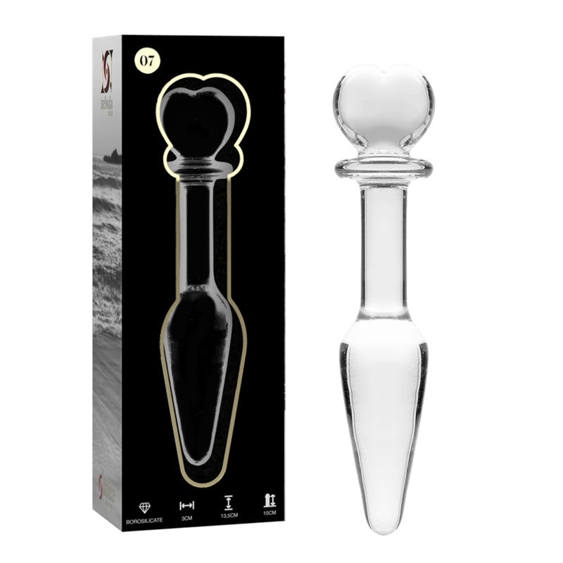 Ibiza Nebula 7 – Borosilicate Glass Anal Plug 13.5 Cm