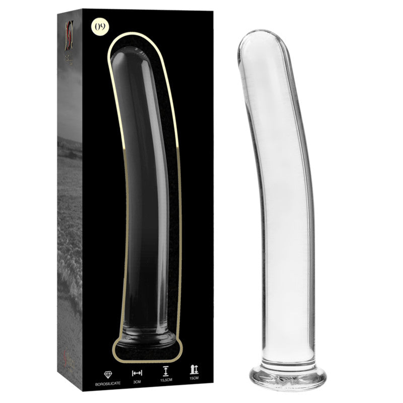 Ibiza Nebula 9 – Transparent Borosilicate Glass Dildo 15.5 Cm