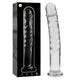 Ibiza Nebula Series – Clear Borosilicate Glass Dildo 18.5 Cm