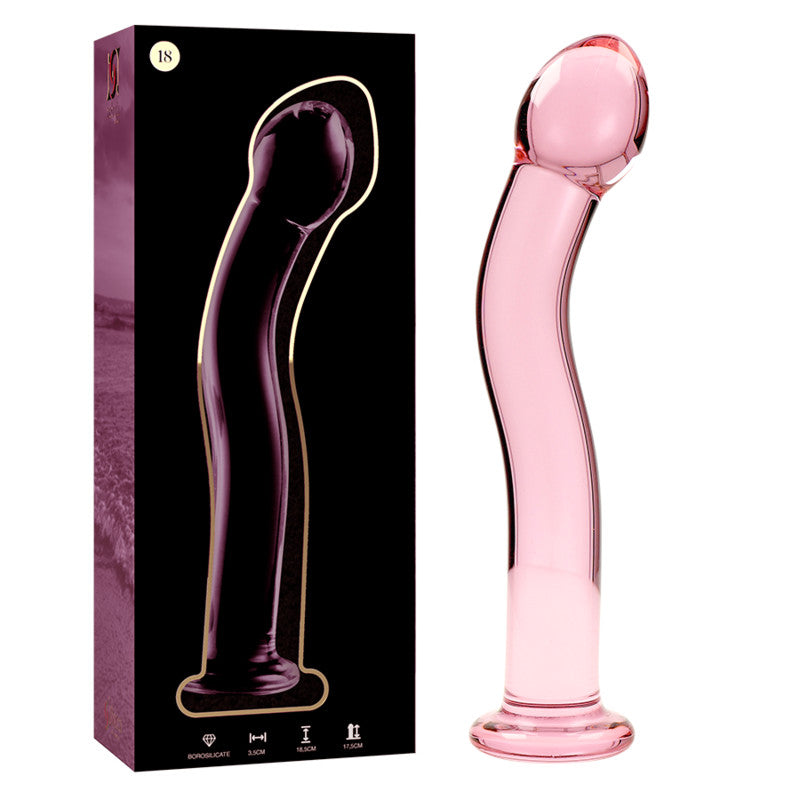 Ibiza Nebula 18 - Premium Borosilicate Glass Dildo 18.5 Cm