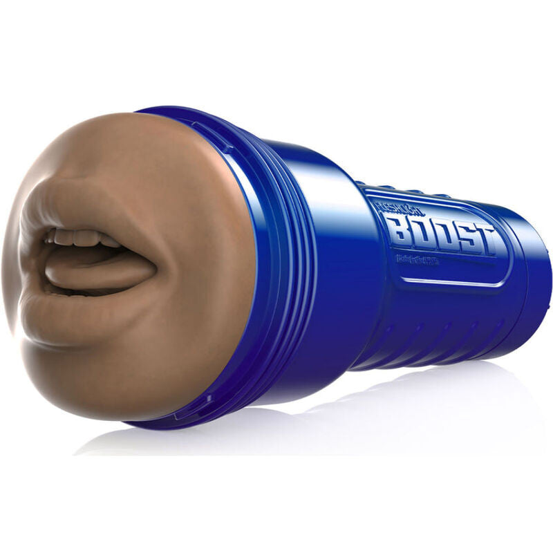 Fleshlight Boost Blow Md Flesh Mouth Masturbator - Mouth Dark Natural