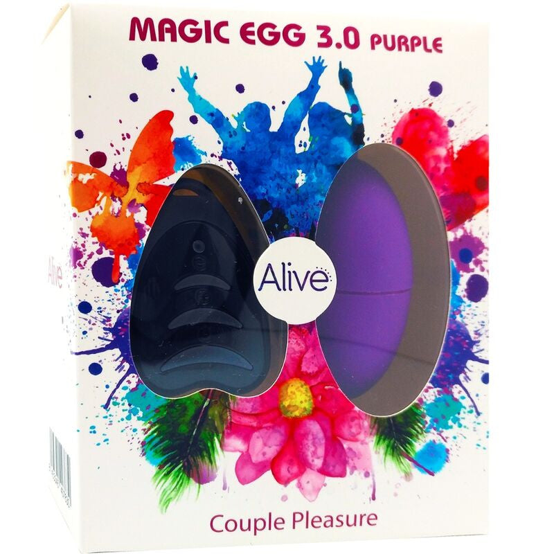 Alive – Magic Egg 3.0 Remote Control Vibrator Purple