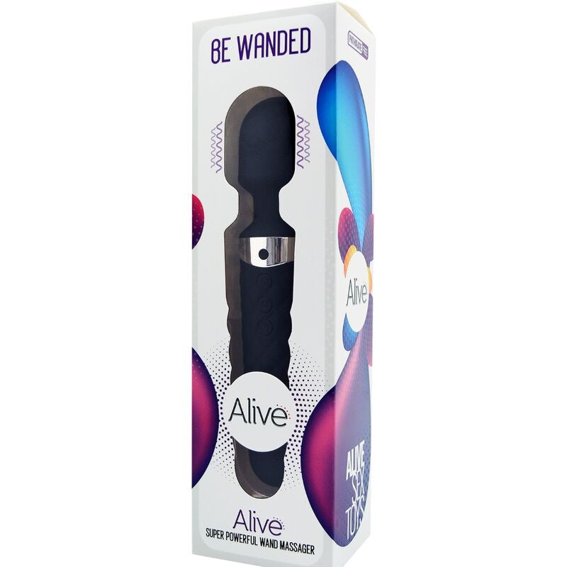 Alive - Wand Vibrator Massager Sensual Black Design