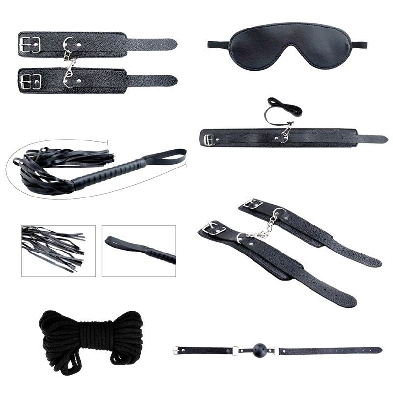 Alive – Secret Desires Bdsm Set 7 Pieces Black
