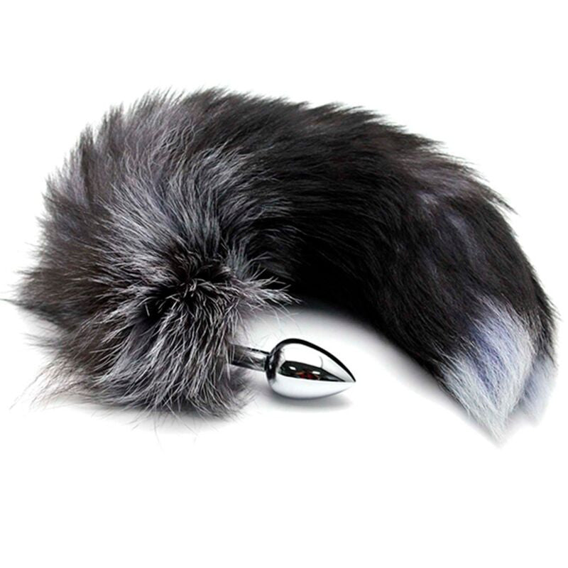 Alive – Large Metal Anal Plug With Fox Tail