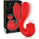 Mia - Selena Stimulating Vibrator With Shocks Red