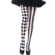 Leg Avenue – Black And White Harlequin Tights