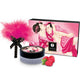 Shunga - Edible Massage Powder Set - Raspberry Flavor