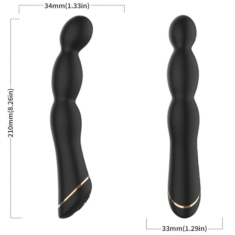 Armony Bambu – Adjustable Premium Vibrator In Black