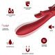 Armony - Curved Extendable Vibrator Red