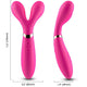 Armony – Double-headed Massager And Vibrator In Fuchsia Color