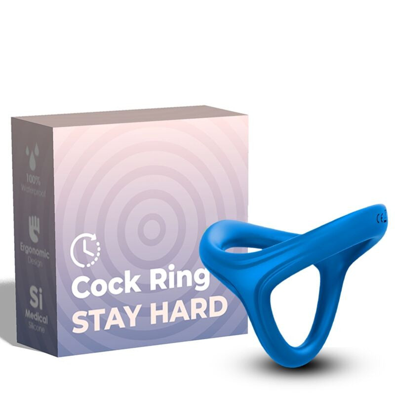 Armony - Premium Double Silicone Ring In Blue