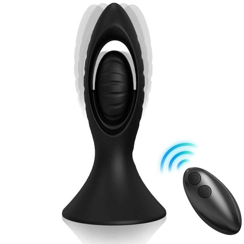 Armony - Premium Silicone Vibrator And Anal Plug Black