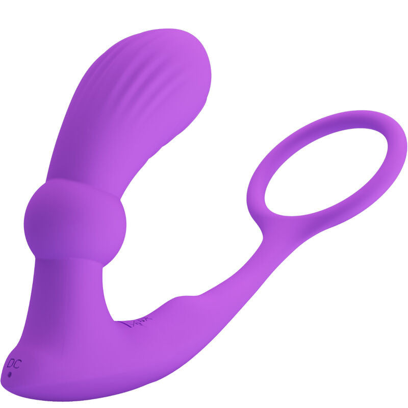 Pretty Love - Warren Purple Anal Ring With Vibrator