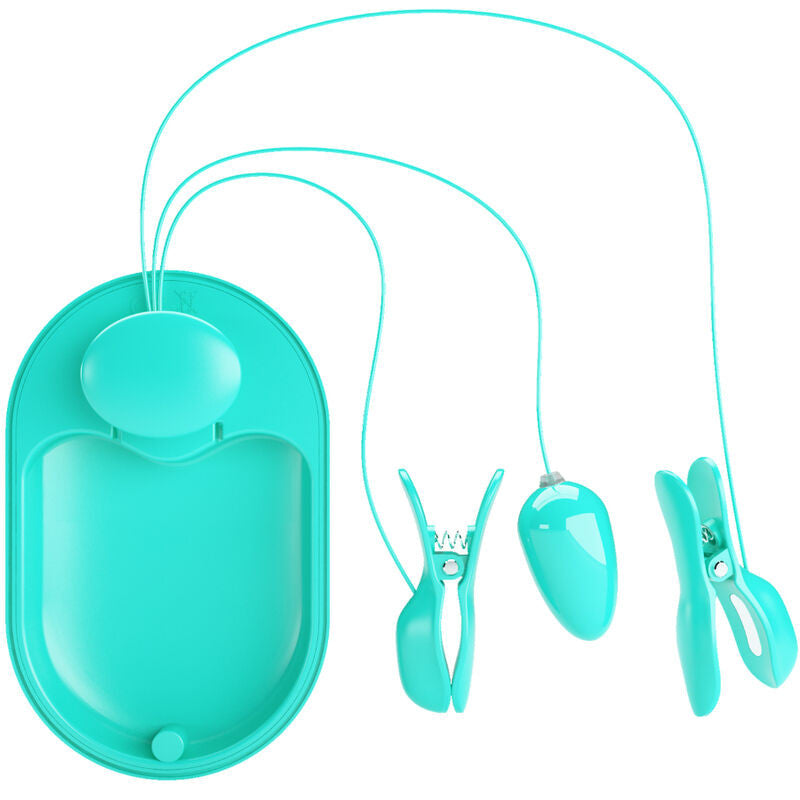 Pretty Love - Blue Electro-stimulating Tweezers For Intimate Experience