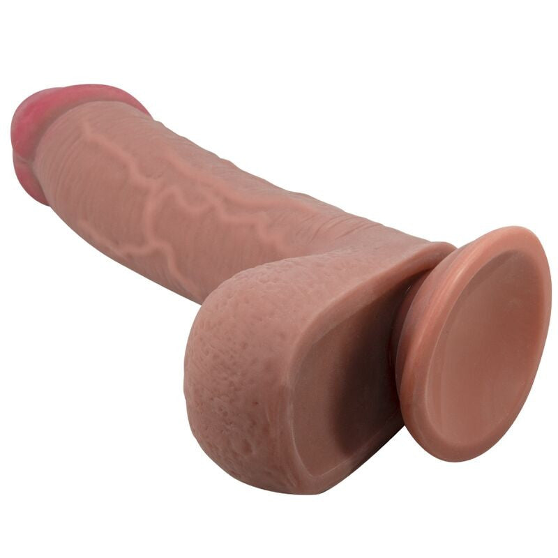 Pretty Love - Realistic Dildo With Suction Cup Brown 23.4 Cm