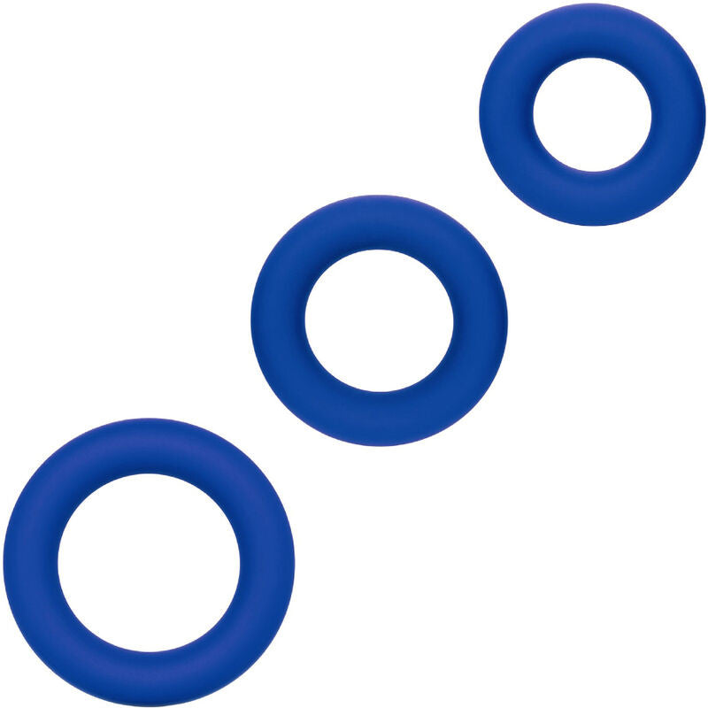 Calexotics - Admiral - Blue Penis Ring Set