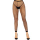 Leg Avenue – Sensual Herringbone Stockings In Black