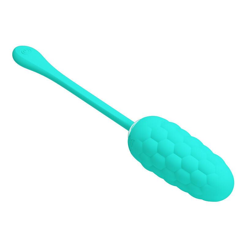 Pretty Love - Waterproof Rechargeable Vibrating Egg In Aqua Green