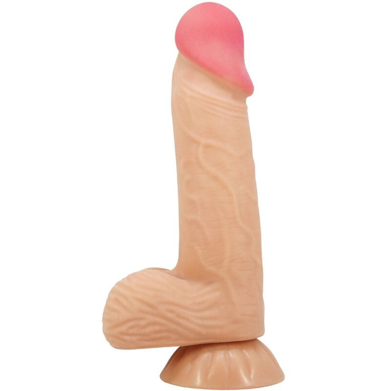 Pretty Love - Lifelike Sliding Leather Dildo With Vacuum Base