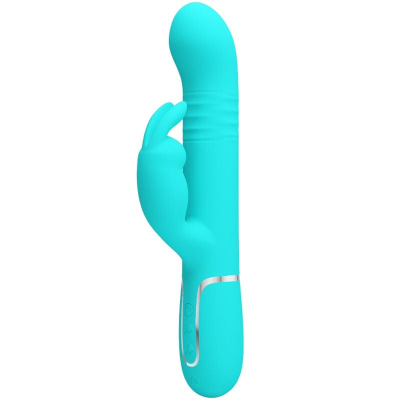 Pretty Love Coale – Beaded Rabbit Vibrator Aqua Green